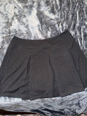 Women Wicked with Control Black Pleated Skater Skirt